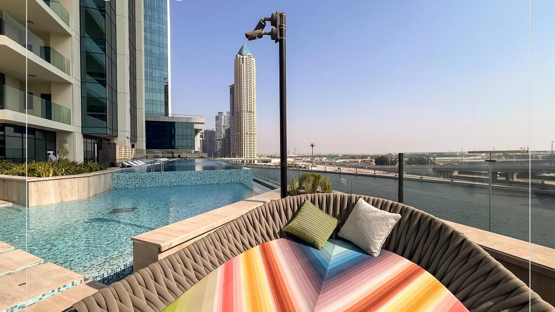 Modern 2Br Missoni Design Canal-Side Elegance Dubai Apartment